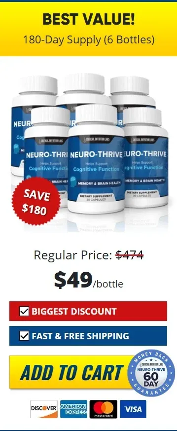 neurothrive 6 bottles